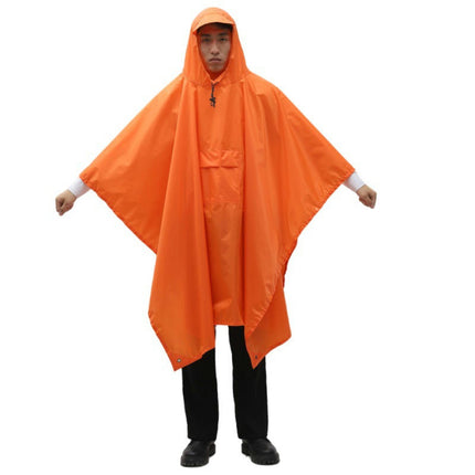 Waterproof Rain Poncho for Camping Hiking,Multifunctional Lightweight Raincoat Men's Raincoats