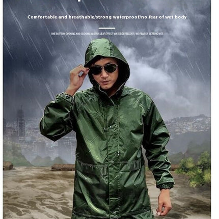 Rain Suit, Rain Gear for Men Women Waterproof Work Lightweight Raincoats,Raincoat and Rain Pants