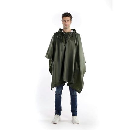 Raincoats Rain Poncho Multifunctional Waterproof Raincoat with Hood for Adult Outdoor Hiking Poncho-A