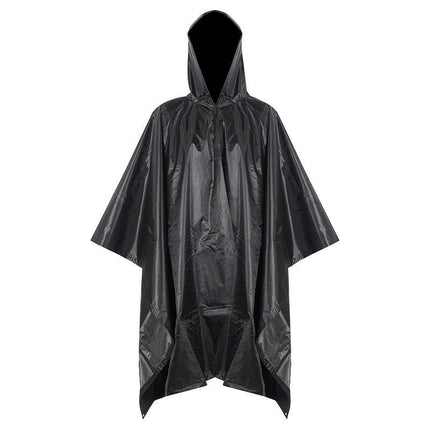 Raincoats Rain Poncho Multifunctional Waterproof Raincoat with Hood for Adult Outdoor Hiking Poncho-A