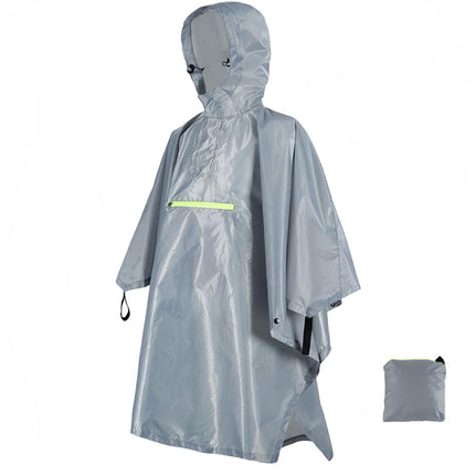 Raincoats Rain Poncho Multifunctional Waterproof Raincoat with Hood for Adult Outdoor Hiking Poncho-A