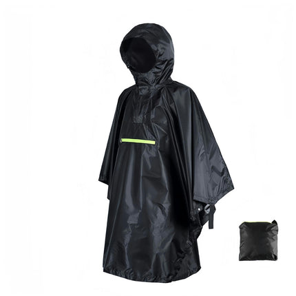 Raincoats Rain Poncho Multifunctional Waterproof Raincoat with Hood for Adult Outdoor Hiking Poncho-A