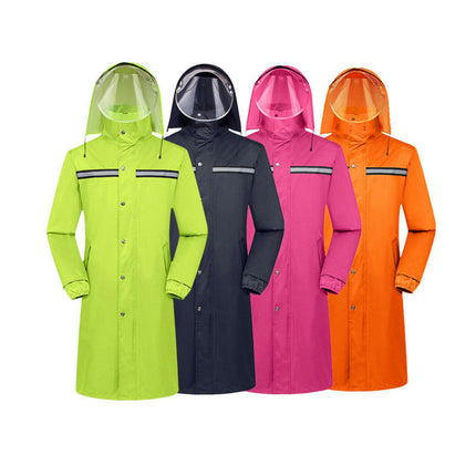 Outdoor Raincoats Reflective Rain Coats Reusable Rain Ponchos Rain Coat for Men Women