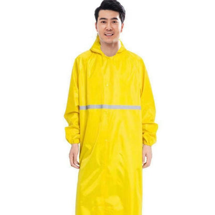 Men's Waterproof Rain Jacket with Hood Lightweight Windproof Outdoor Activities Long Raincoats