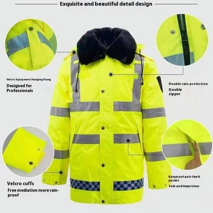 Raincoat,Reflective Rain Jacket Waterproof Rain Coat,Reflective Rain Jackets for Men Winter