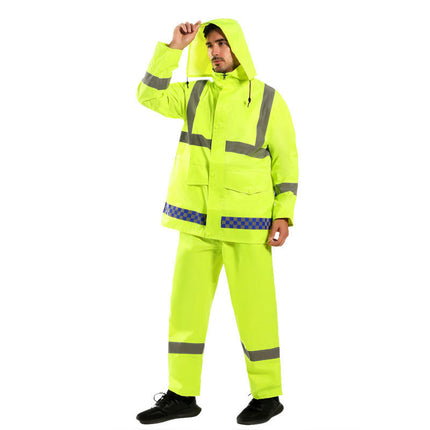 Waterproof Rain Suit for Men,Lightweight Rain jacket And Pants, Raincoat for Outdoor Cycling