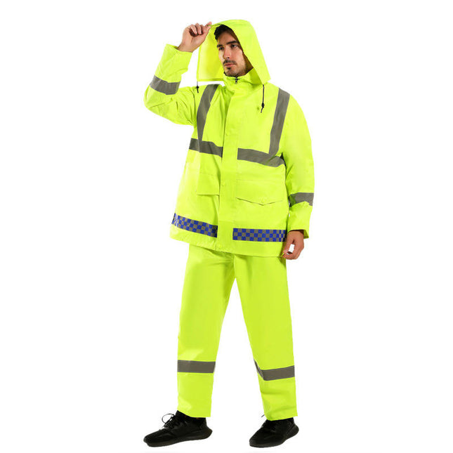 Waterproof Rain Suit for Men,Lightweight Rain jacket And Pants, Raincoat for Outdoor Cycling