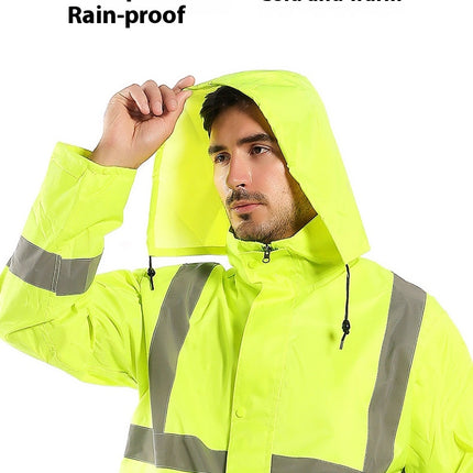 Waterproof Rain Suit for Men,Lightweight Rain jacket And Pants, Raincoat for Outdoor Cycling