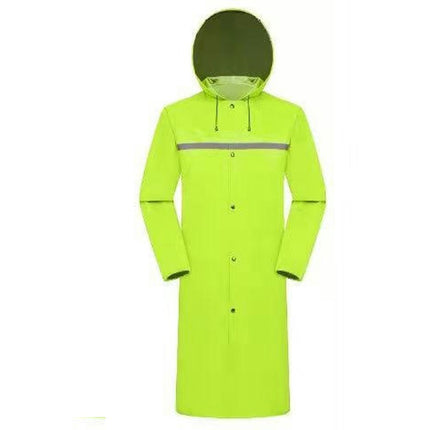 Men'S Raincoats  Waterproof Emergency Raincoat Poncho Men'S Long Hood Reflective Rain Jacket