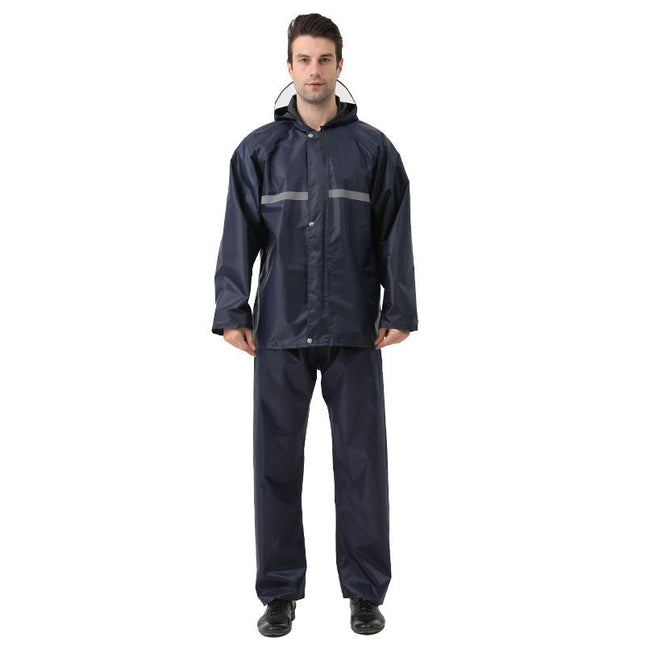 Reflective Raincoats Waterproof Rain Suits for Men Windproof Rain Jackets and Pants