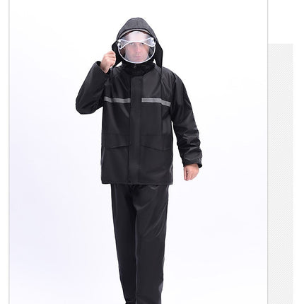 Raincoats,Rain Suits for Men Waterproof Work Heavy Duty Rain Suit Raincoat and Rain Pants