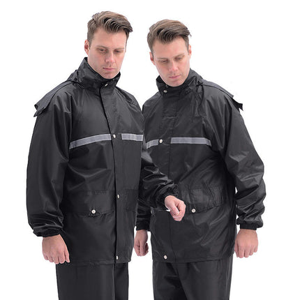 Rain Suit, Waterproof Raincoat Breathable Lightweight Raincoat and Rain Pants for Men