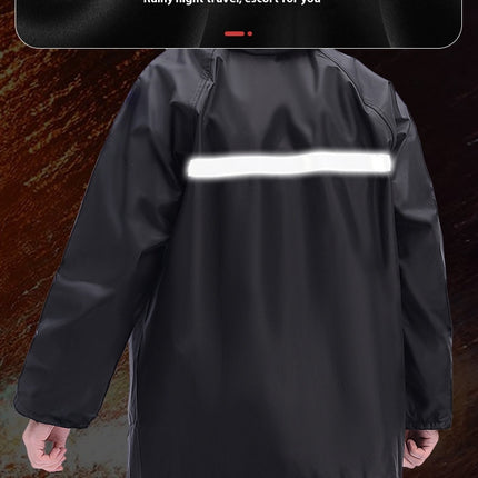 Rain Suit, Waterproof Raincoat Breathable Lightweight Reflective Raincoat And Rain Pants Set For Men