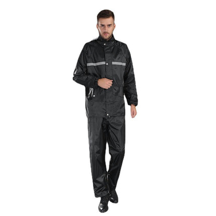 Ultra-Lite Rain Suit for Men Waterproof Protective Rain Coat with Pants 2 Pieces Rain Raincoat