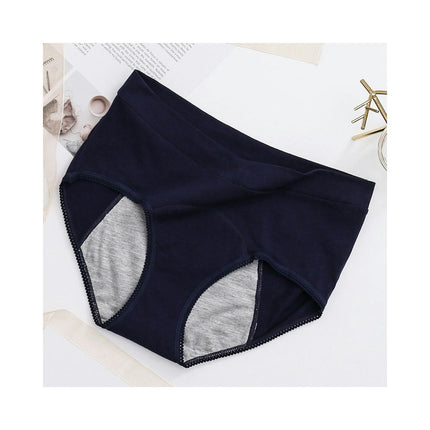 Womens Menstrual Period Panties Cotton Leak Proof Briefs 3 Pack