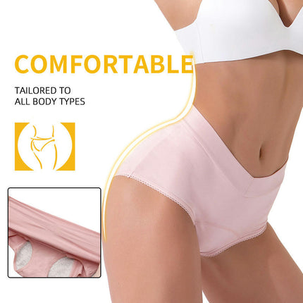 Womens Menstrual Period Panties Cotton Leak Proof Briefs 3 Pack