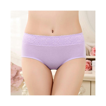 Women Menstrual Period Briefs Mid Waist Cotton Panties 3 Pack