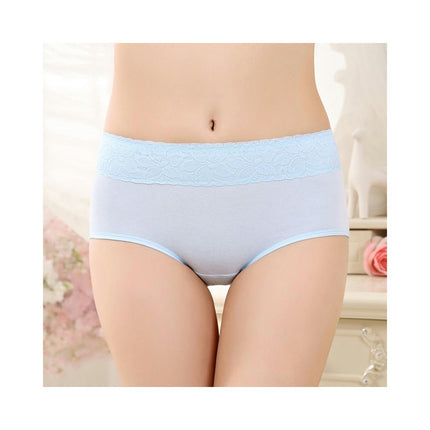 Women Menstrual Period Briefs Mid Waist Cotton Panties 3 Pack