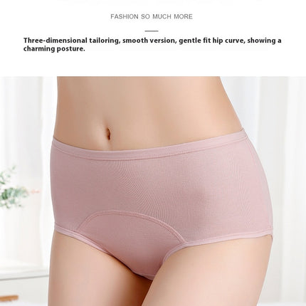 Women's Menstrual Period Briefs Soft Cotton Panties 3 Pack