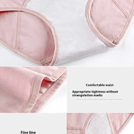 Women's Menstrual Period Briefs Soft Cotton Panties 3 Pack