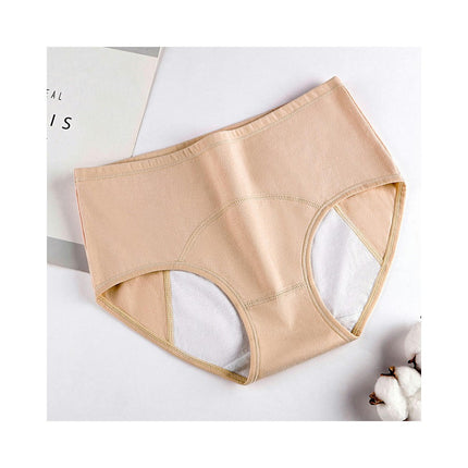 Women's Menstrual Period Briefs Soft Cotton Panties 3 Pack