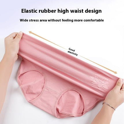 High Waisted Underwear for Women Stretch Cotton Briefs Panties 5 Pack