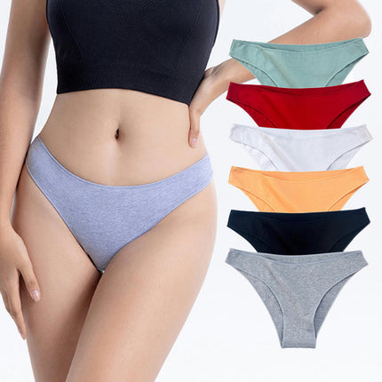 5 Pack Cotton Underwear for Women Stretch Panties Breathable Soft Bikini Briefs