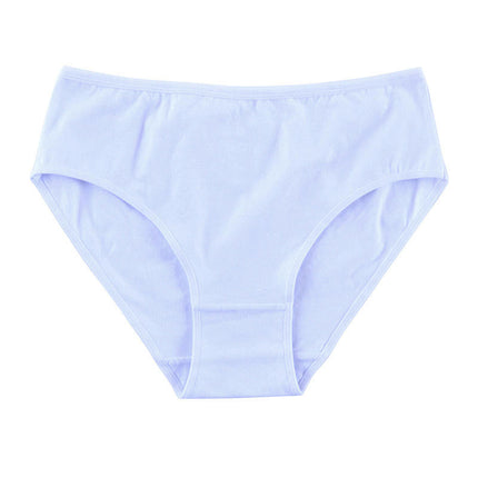 Women's Cotton Panties Mid-High Waisted Full Coverage Soft Briefs 5 Pack