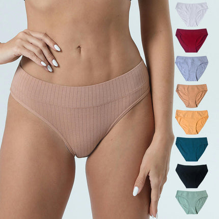 Womens Underwear Cotton Panties Soft Bikini Comfy Briefs Underpants 5 Pack