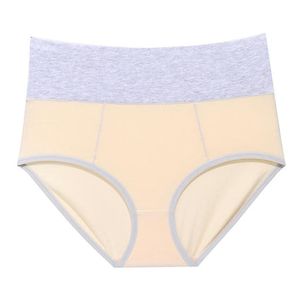 Women's Cotton Underwear High Waist Stretch Briefs Breathable Panties 10 Pack