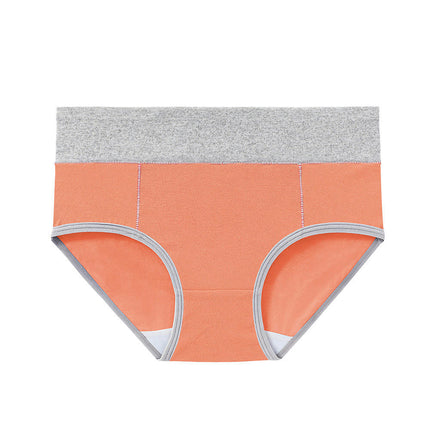 Women's Cotton High Waisted Panties Full Coverage Briefs 5 Pack