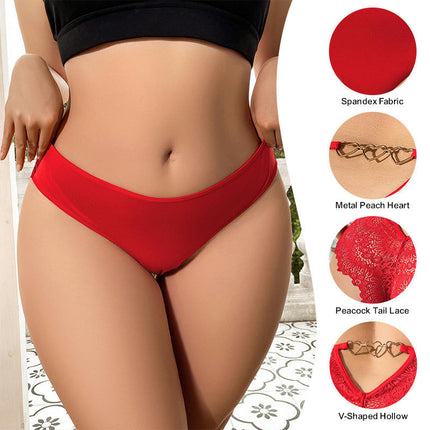 Women's Underwear Breathable Lace Sexy Underwear Panties Pack of 2