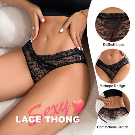 Women's Underwear Invisible Seamless Hipster Lace Underwear Panties