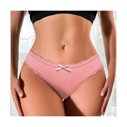 Seamless Lace Thongs for Women No Show Panties Stretch Breathable Thong Sexy Underwear