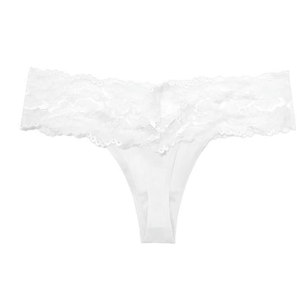 Women's Sexy Lace Thongs No Show Panties Bikini Underwear