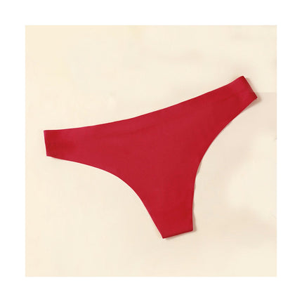 Seamless Thongs for Women No Show Underwear Comfortable Sexy Thong Panties