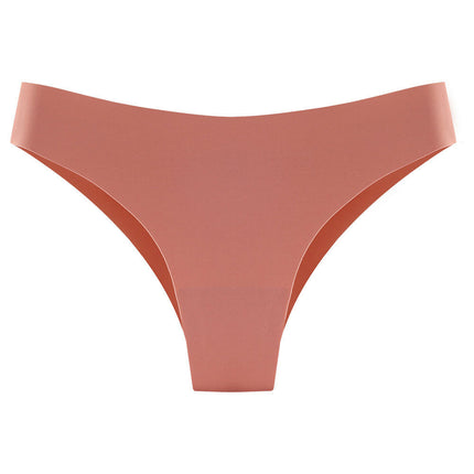 Women's Seamless Thong No Show Underwear Breathable Panties