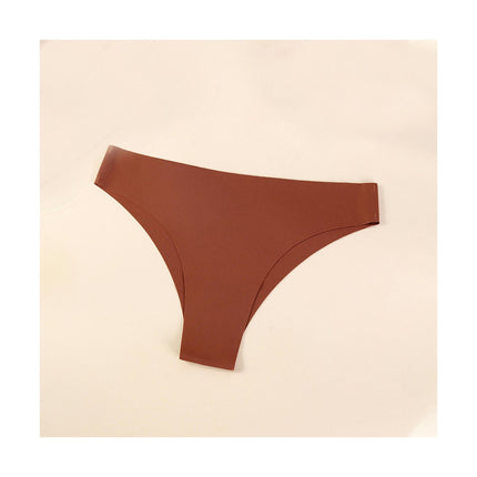 Women's Seamless Thong No Show Underwear Breathable Panties