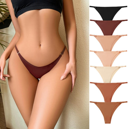 Women Seamless Underwear Sexy Bikini No Show Breathable Soft Stretch Panties