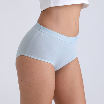 Women's High Waisted Cotton Underwear Soft Breathable Panties Stretch Briefs