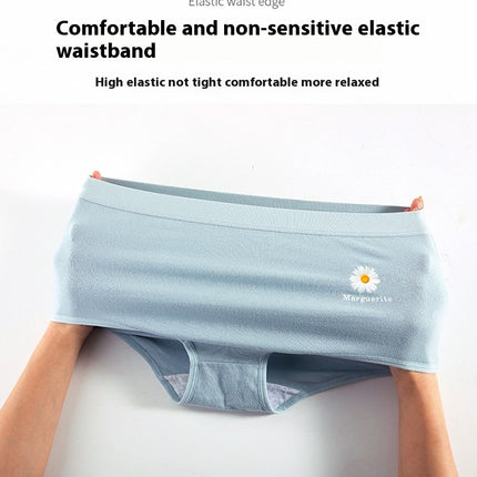 Women's High Waisted Cotton Underwear Soft Breathable Panties Stretch Briefs