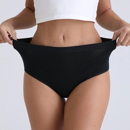 Women's Underwear Cotton Bikini Panties Soft High Waisted Panties Stretch Briefs