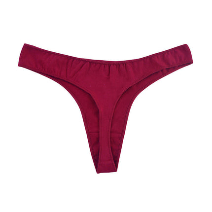 Women's Breathable Cotton Thong Panties Stretch Underwear