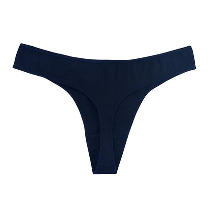 Women's Breathable Cotton Thong Panties Stretch Underwear