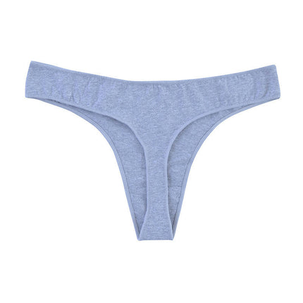 Women's Breathable Cotton Thong Panties Stretch Underwear