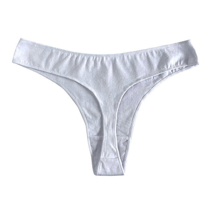 Women's Breathable Cotton Thong Panties Stretch Underwear