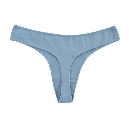 Women's Breathable Cotton Thong Panties Stretch Underwear