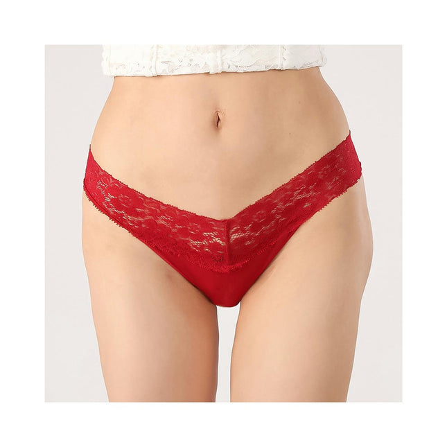 Thongs for Women Lace Underwear Breathable Stretch Hipster Sexy Thong Panties