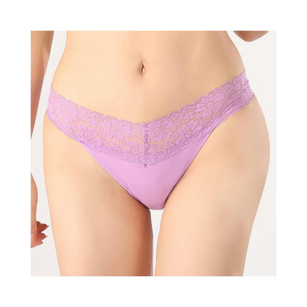 Thongs for Women Lace Underwear Breathable Stretch Hipster Sexy Thong Panties