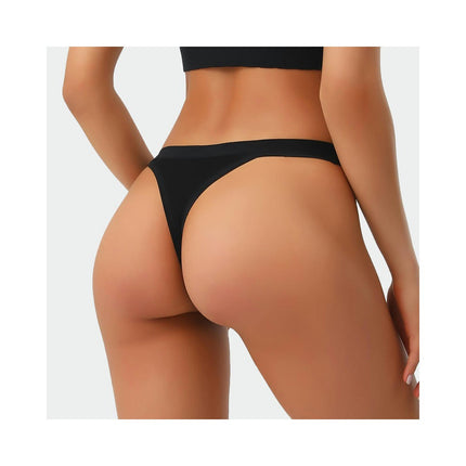 Womens Thongs Invisible Panties Low Waist Breathable G-String Cotton Thongs